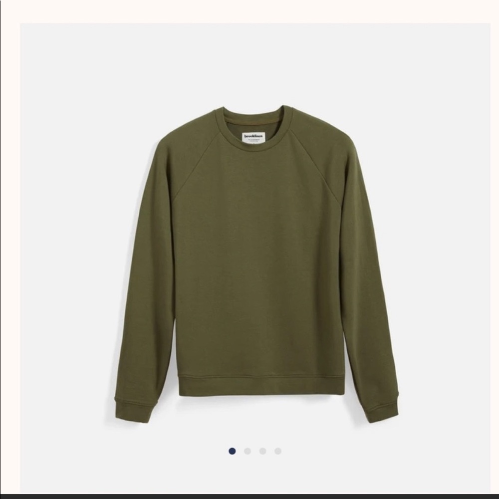 Brooklinen Loungewear Sweatshirt - Sage Green
